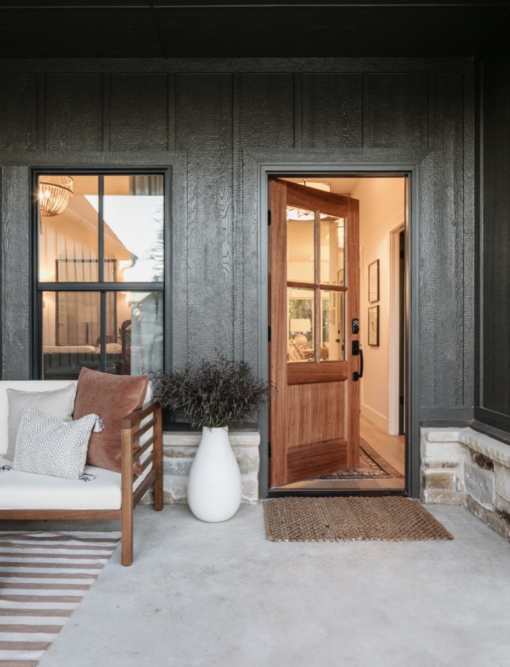 Family home with front porch